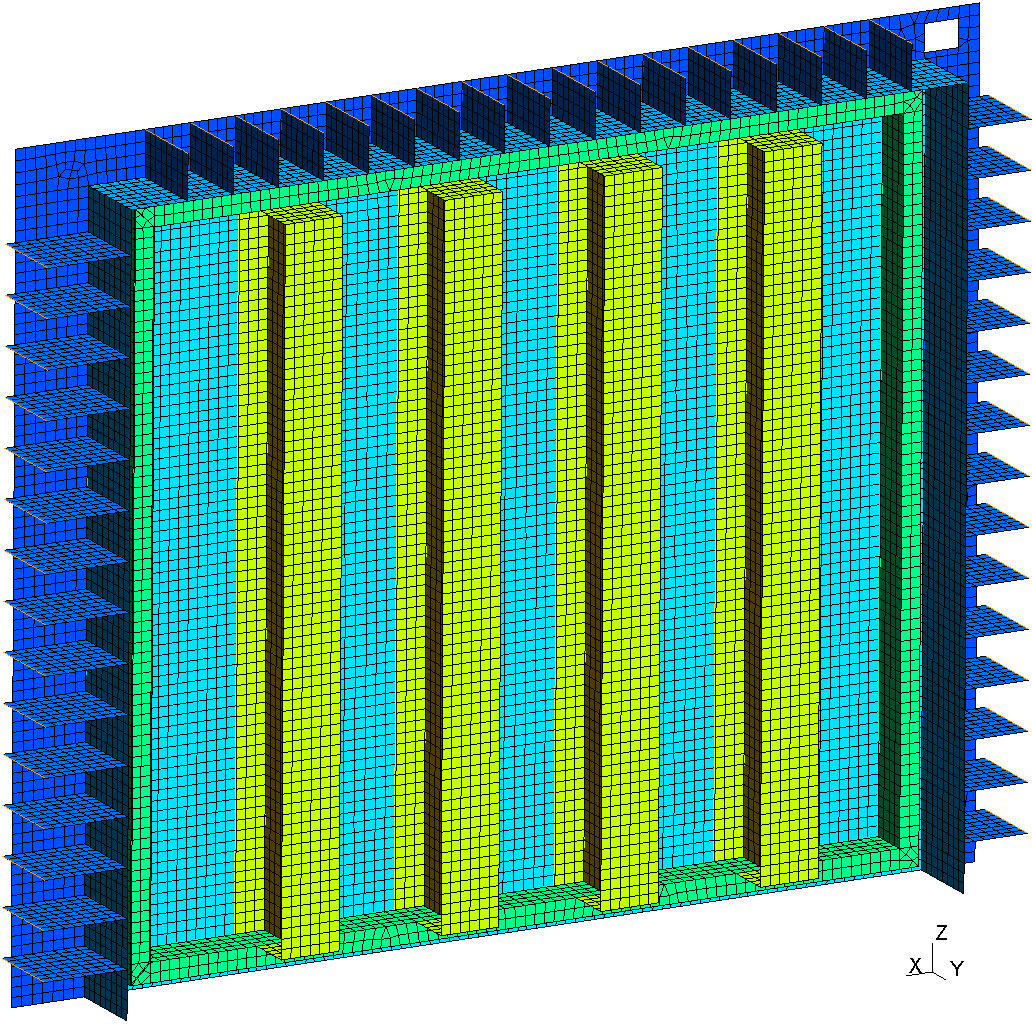 Mesh of the door